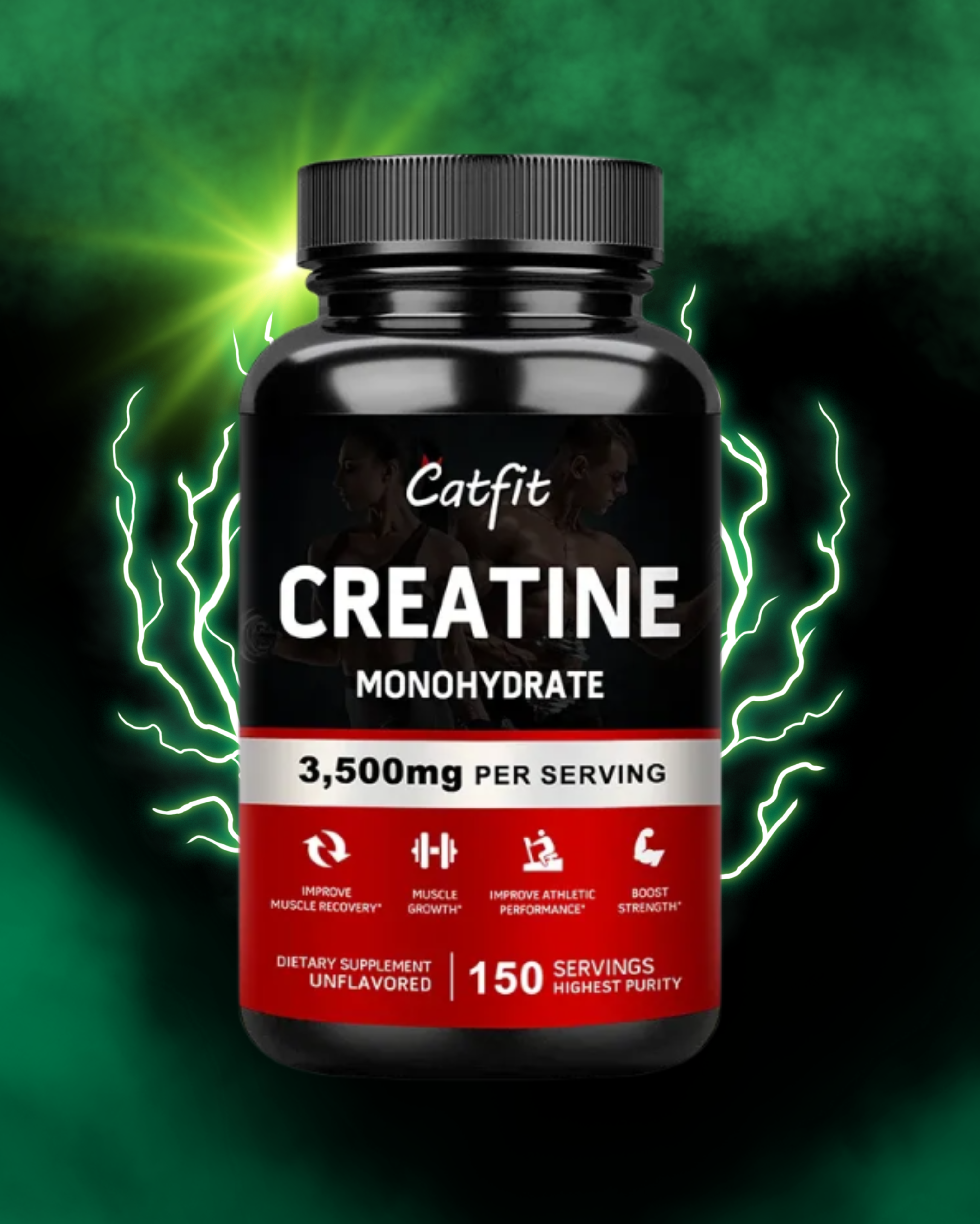 Creatine Monohydrate Capsules Body Building Amid Acid Whey Proteins